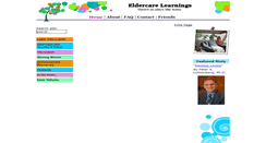 Desktop Screenshot of eldercarelearnings.com